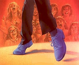 Blue suede shoes