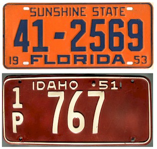 License plates