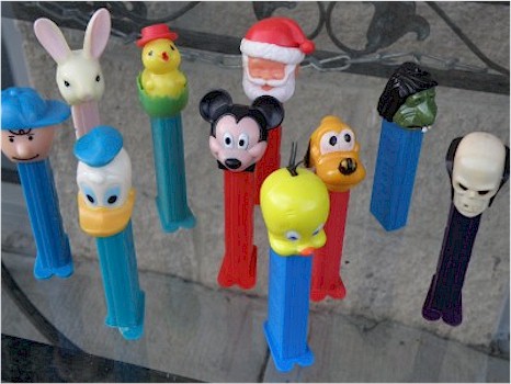 PEZ candy and dispensers