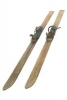 Wooden skis