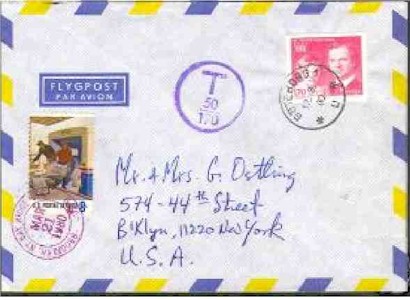 Air-mail letter/envelope