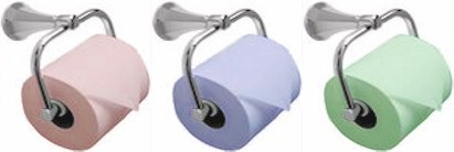 Color-coordinated toilet paper