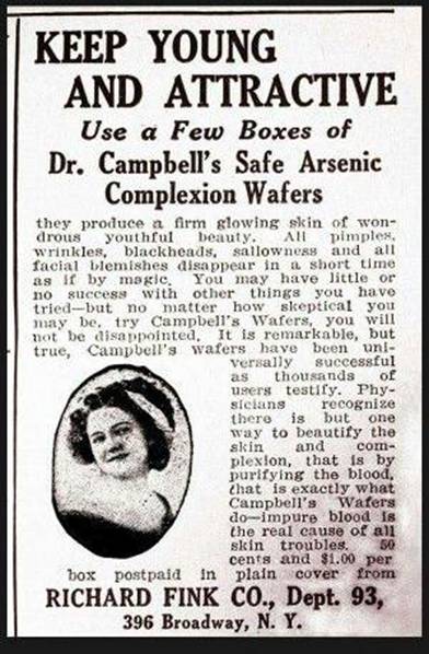 45 safe arsenic complexion wafers