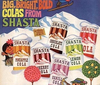 Shasta flavored colas