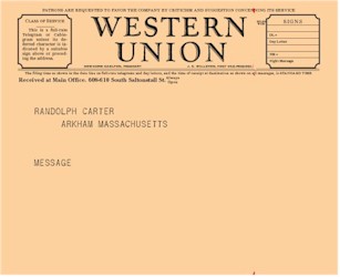 Western Union telegram