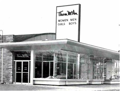 Thom McAn shoe stores