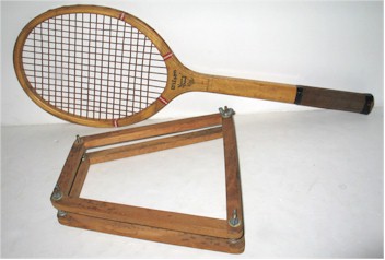 Wooden tennis rackets