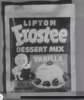 Lipton Frostee dessert mix.