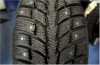 Studded snow tires